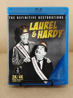 Laurel  Hardy The Definitive Restorations VG No Slipcase, Cut in Cover art
