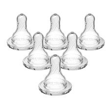 Ultra-Preemie Narrow Baby Bottle Nipple, Specialty Extra Slow Flow Rate, 100 Si