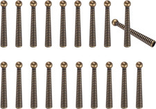 Bolo Tie Tips, 20Pcs 2 Inch Long Alloy Bolo Tie Supplies Replacement Cord End Ca