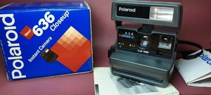Polaroid 636 Close Up Instant Camera, 600 Film, Tested Working