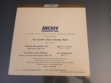 LP Bach Cantatas BWV 211 BWV 212 Kurt Thomas  first japanese pressing 1961