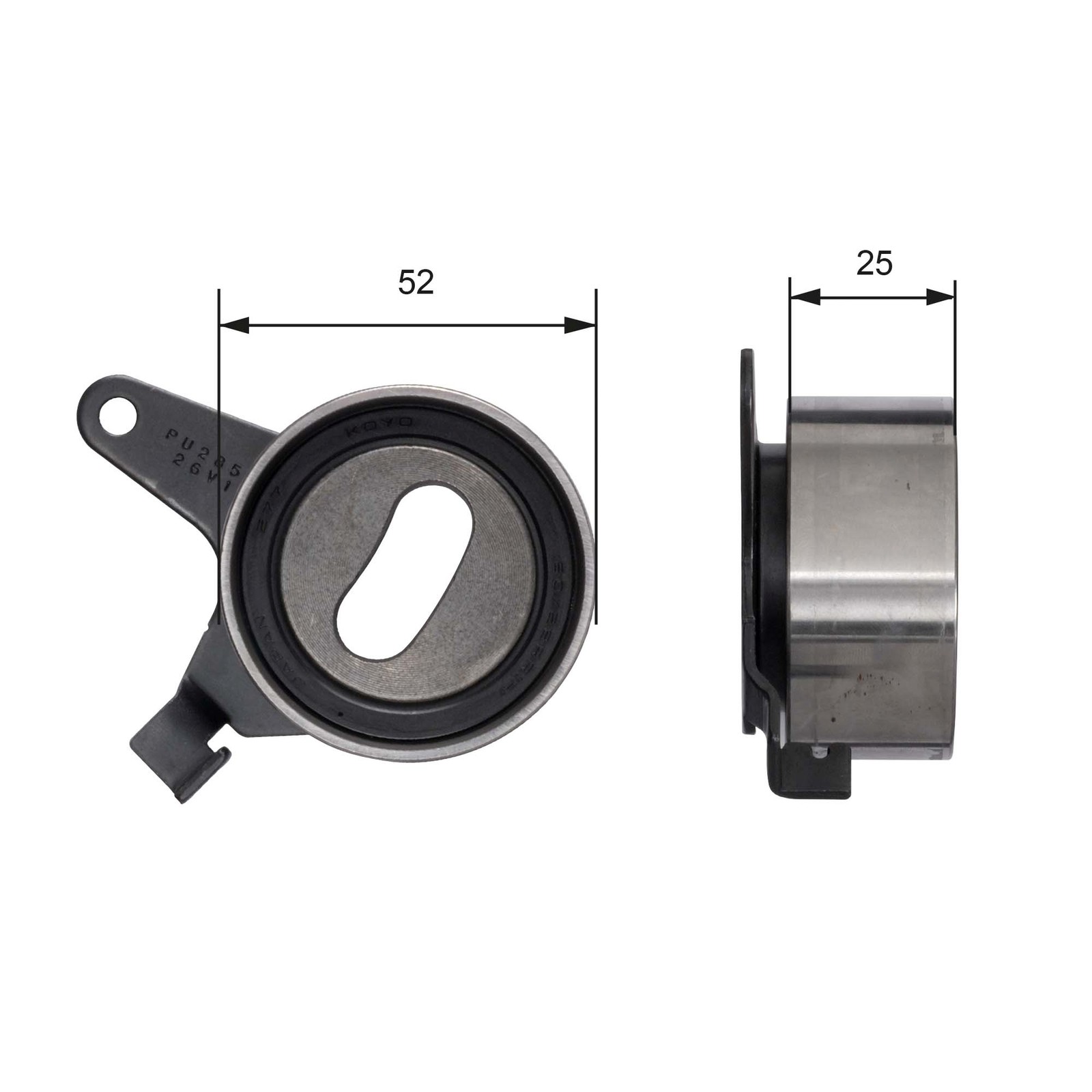 GATES-OE T41031 Tensioner Pulley, timing belt for EUNOS,KIA,MAZDA,MERCURY