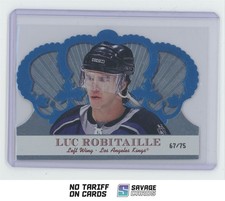 2000-01 Pacific Crown Royale Ice Blue Luc Robitaille /75 #50 Los Angeles Kings