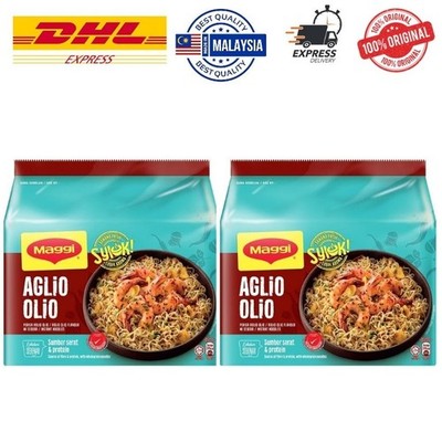 Maggi Aglio Olio Instant Noodles | Halal & Made in Malaysia (2 Pack)