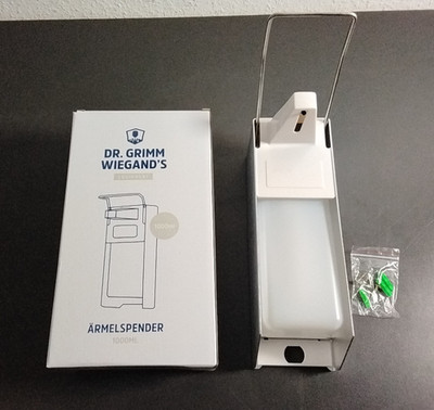 Dr. Grimm Wiegand's Armhebelspender Desinfektion 1000 ml Neu & OVP
