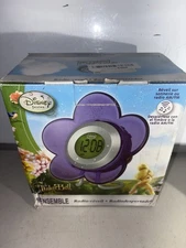 Disney Fairies Tinker Bell Alarm Clock Radio New Brand Sealed Original Flower