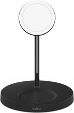 Image of Belkin Boost Charge Pro 2-in-1 Wireless Charger Stand MagSafe 15W Black