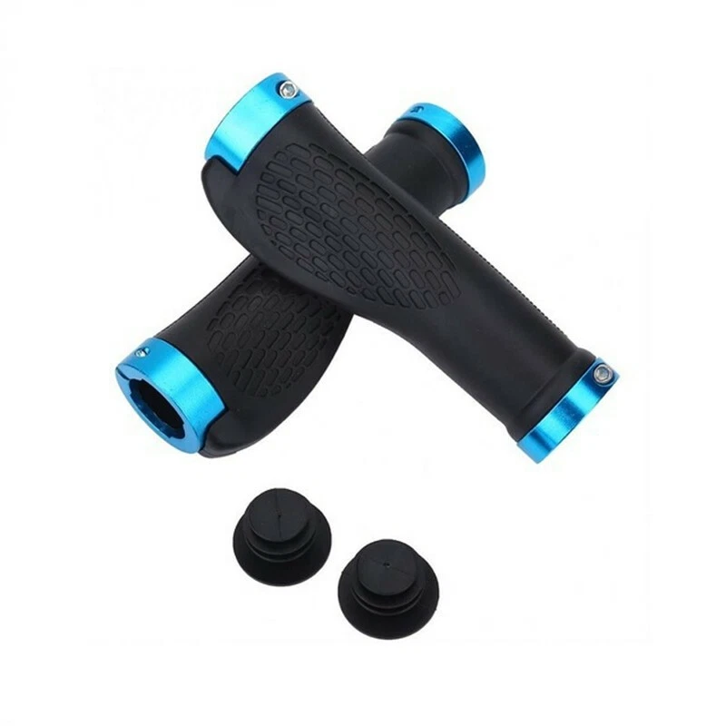 On Mountain MTB Lock Cycling Bicycle Handlebar Rubber Grips TPR Ergonomic Bike - Image 3 of 4