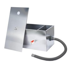 Commercial Grease Trap Interceptor 54L Stainless Steel Grease Trap Under Sink