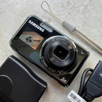 Samsung PL120 Kompakte Digitalkamera 14,2MP Front Selfie Bildschirm Camera Retro