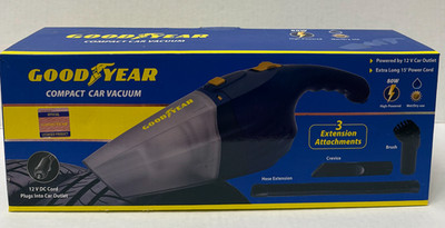 New Goodyear Compact Car Vacuum - Unopened
