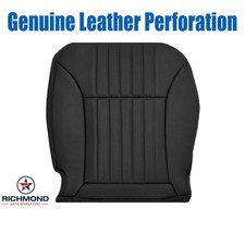 2000-2005 Chevy Monte Carlo -driver Side Bottom Genuine Leather Seat Cover Black