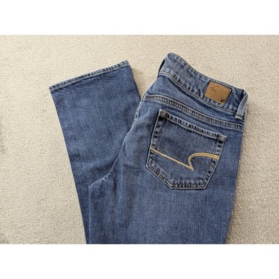American Eagle Artist Jeans Womens 8 Medium Wash Stretch Bootcut Denim 7355