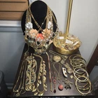 Gold Toned Jewelry Lot- Nice Wearable Costume Jewelry Collection Bulk Lot Mixed