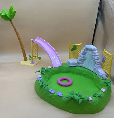 Barbie Hawaiian Fun Lagoon Pool Playset #7260 Vintage 1991