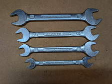 4 x King Dick Metric Open Ended Spanners
