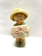 Memories of Yesterday "Birthday Girl Holding Present" BRAND NEW