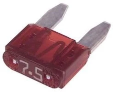 LITTELFUSE 029707.5WXNV FUSE, BLADE, 7.5A, 32V, FAST ACTING (100 pieces)