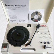 Vestax handy trax USB Portable Turntable White Spare Stylus Manual CD Tested