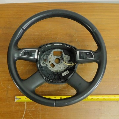 09-12 Audi B8 A4 Black Leather Multifunction Button Steering Wheel 8K0419091 OEM