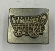 Vintage Craftool Co USA Leather Stamp #8229 – Covered Wagon