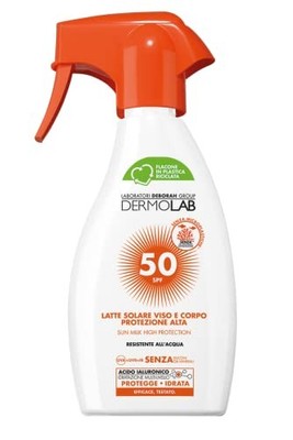 Dermolab Sonnenmilch Spray LSF 50 Gesicht & Körper wasserfest 250ml