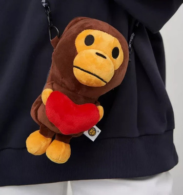   BAPE Baby Milo Heart Mobile Pouch Bag A Bathing Ape Crossbody Shoulder NWT