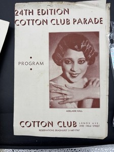 1930s 24th Edition Cotton Club Parade Program African American Lena Horne