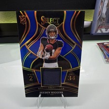 2025 Panini Select Prizm Rookie #DSM-JHS Jayden Higgins Texans Draft Memorabilia