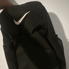 Nike Unisex Kids Black/White Polyester Backpa...