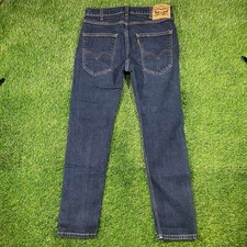 Levi  s 510 straight leg slim orange tag dark indigo denim jeans 31x32 