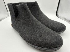 Glerups quality wool mix 46 Boot Slipper with rubber sole Men Size 12 dd107 