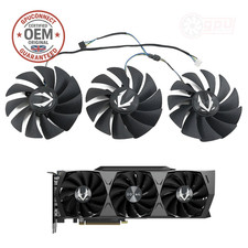 Zotac RTX 3070Ti 3080Ti 3090 Trinity OC/ Amp Holo Replacement GPU Fans GENUINE 
