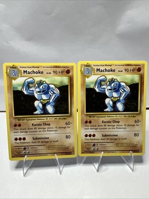 Pokémon Machoke 58/108 Evolutions Uncommon LP