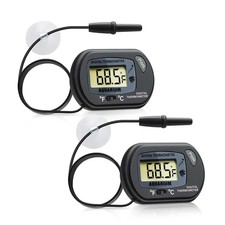 Digital Aquarium Thermometer Fish Tank, Large LCD Display,   /  , Reptile Terrar