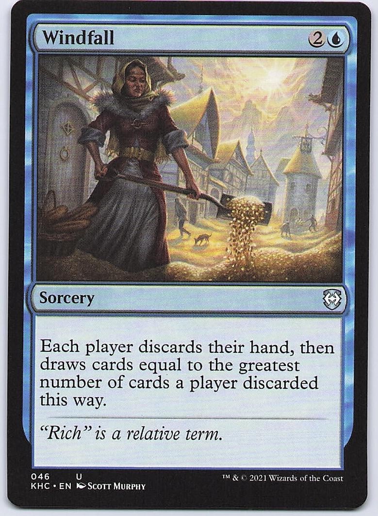 Windfall 46 UC Commander: Kaldheim MTG NM/M
