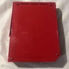 Nintendo Wii Red Console RVL-001 Lot: Wii Remote & Motion Plus Wires Sensor Bar
