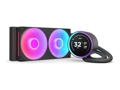 NZXT Kraken Elite 240 RGB Processor liquid cooling system with RL-KR24E-B2