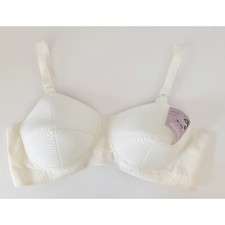VINTAGE NEW 1960's Splendor Form Women's Cream Bullet Bra Size 32A