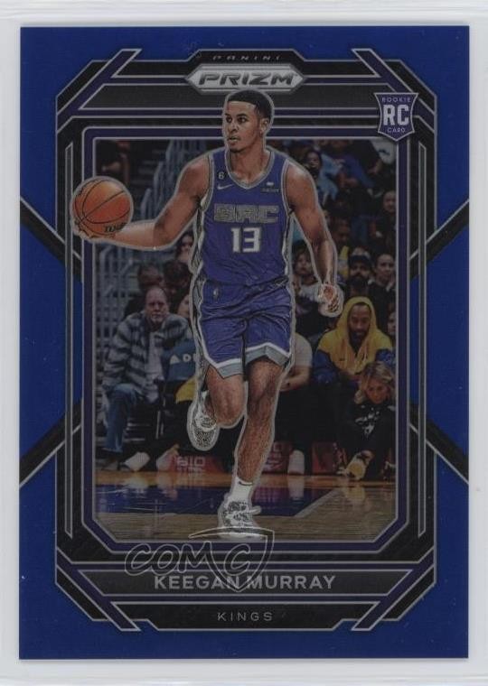 2022-23 Panini Prizm Blue Prizm 186/199 Keegan Murray #245 10zj