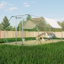 10 ft. x 13 ft. Galvanized Large Metal Walk i...