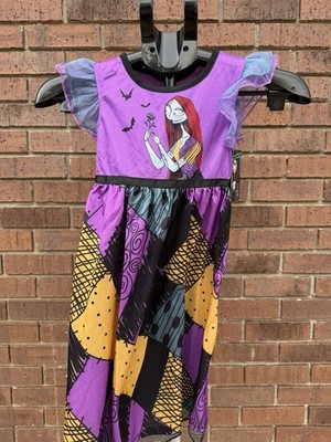 Nightmare Before Christmas Sally Toddler Girls Size 5T Character Nightgown Gown