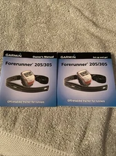 Garmin Forerunner 205/305 Owners Manual 2006-08 Booklets Only