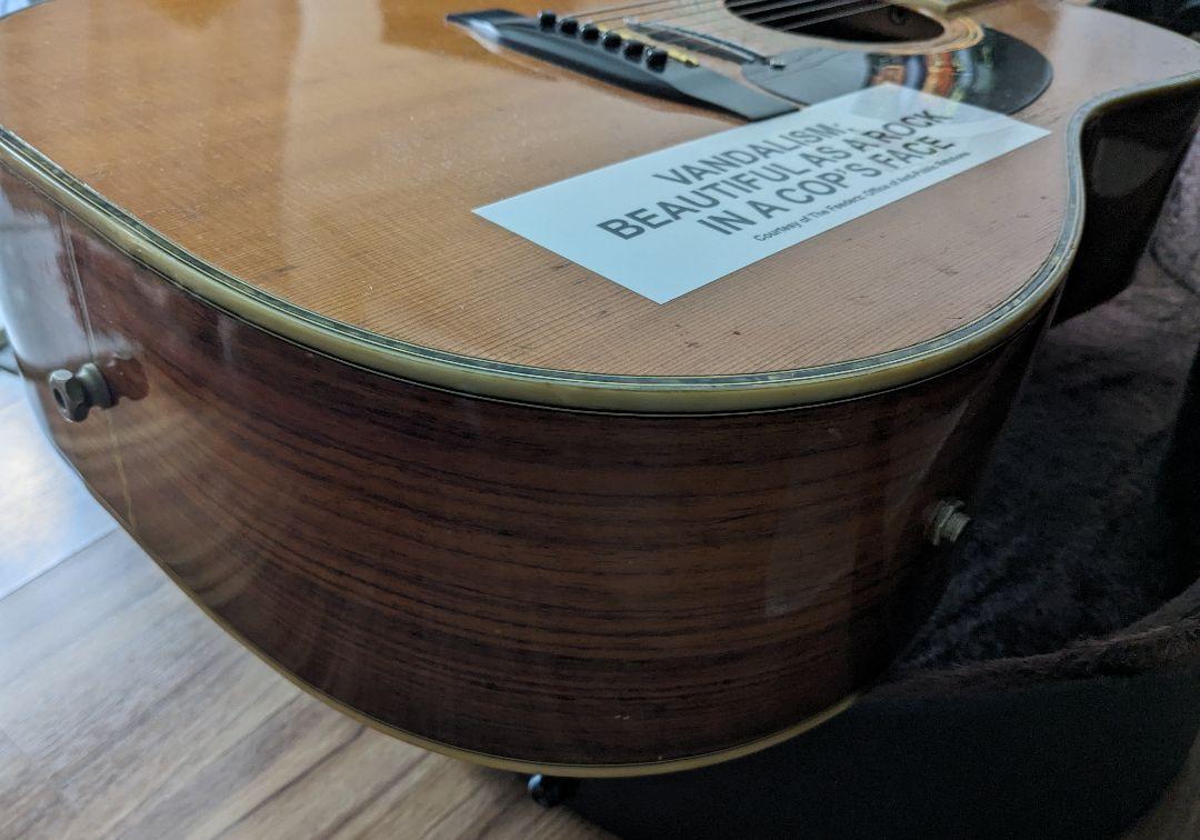 Acoustic Guitar Morris W-30 Natural Modified Made in Japan