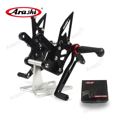 fit Kawasaki Ninja ZX-4RR /KRT 2022-2025 2023 Racing Rearsets Foot Pegs Footrest