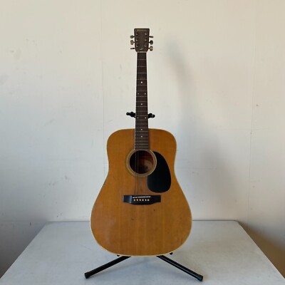 Morris W-20 Natural Acoustic Guitar 1970s Made in Japan