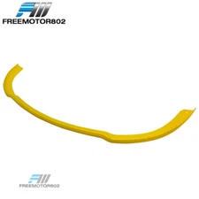 Fits 15-23 Dodge Charger SRT Front Bumper Lower Lip Chin Protector Yellow ABS