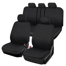 5-Sits Car Seat Covers Protector Front Rear Full Cushion For Sedan Accessories