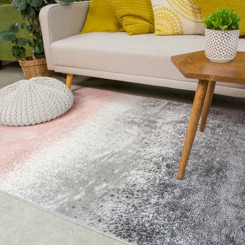 Soft Fluffy Shaggy Blush Baby Pink Cheap Girls Rugs Small Large Living