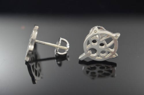 Final Fantasy Yuna Wand Symbol  earrings Sterling Silver .925 - Picture 5 of 5